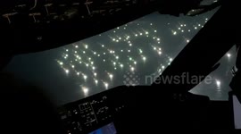 'Floating city' of fishing boats moves along Argentine zone raising strong environmental concerns