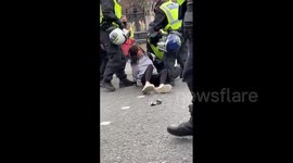 Police arrest more than 100 in London’s ‘kill the bill’ protest