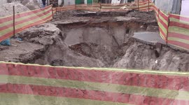 Sinkholes develop under houses in Cape Town township after rains