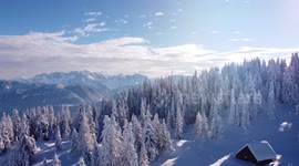 Schneemassen am Berg Dobratsch mit Drohne gefilmt! ein Winter wie damals....!