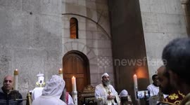Easter Sunday Mass in the Church of the Holy Sepulchre in Jerusalem, Israel