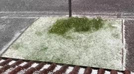 Snow hits Derbyshire, UK as temperatures plummet