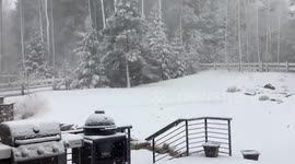 US: Storm System Brings April Snow To Denver Metropolitan Area, Colorado 2