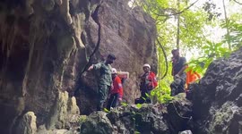 Battle to save Thai monk stuck in cave in echo of young football players rescue