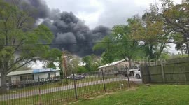 Texas chemical facility in Channelview catches fire