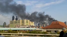 Jakarta engulfed in flames due to fire