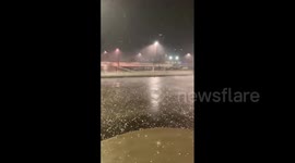 US: Springtime Storm Brings Severe Weather And Marble-Sized Hail To Central And East Texas