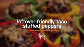 Quarantine Leftover Meals: Delicious Taco Stuffed Peppers