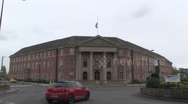 Union flag at half-mast over Derby city council after Prince Philip's death