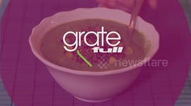 This Chilled Cucumber Soup with a Crispy Quinoa Garnish Is Perfect For The Hot Upcoming Months