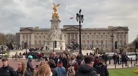 World press flock to Buckingham Palace following the death of Prince Philip, the Duke of Edinburgh