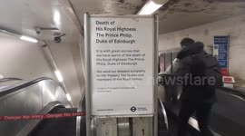 Transport for London in Tube tribute to Prince Philip
