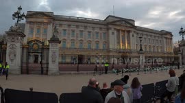 A walk past the flowers and tributes for the late Prince Philip outside Buckingham Palace