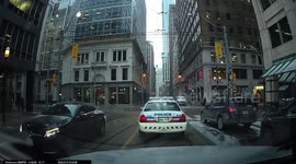 'Red Light Runner Caught Instantly by Police'