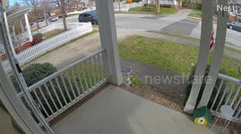 'Young Woman Runs into a Parked Car While Texting and Driving'