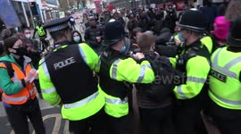 Scuffles and arrests at Bristol's 7th 'Kill the bill' protest