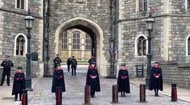 Scenes from Windsor on morning after death of Prince Philip was announced