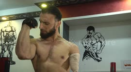 Palestinian veteran starts bodybuilding career despite arm amputation