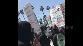 US: Police Declare Unlawful Assembly During White Lives Matter Protest In Huntington Beach, CA