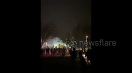 Protesters clash with police after fatal police shooting in Minnesota
