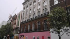 Snow Hit Oxford Street As Stores Reopen After Lockdown