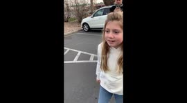 US girl surprised with puppy she thought was already chosen by another family