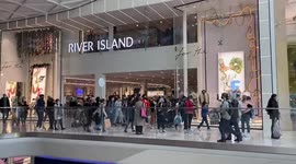 Queues for Primark stretches length of Westfield London on reopening part 2