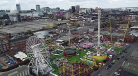 Beer gardens and funfair open in Birmingham as lockdown restrictions eased in England