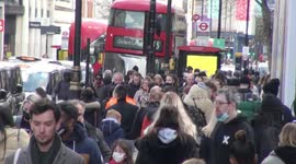 Oxford Street packed with people in the first day of coronavirus lockdown easing