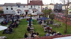 Pubs and bars busy in Cheltenham on first evening of lockdown easing