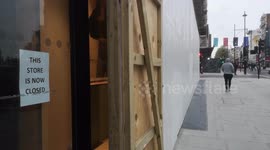 Closed Shops In Oxford Street In London