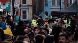 Londoners return to buzzing Soho bars, restaurants on 'Manic Monday'