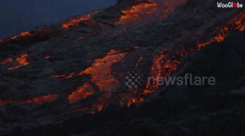 'Iceland Volcano Eruption Highlighted in Epic Drone Footage'