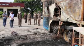 Thailand bus fire kills five passengers including two children