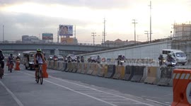 Morning rush hour during modified enhanced community quarantine (MECQ) in Quezon City