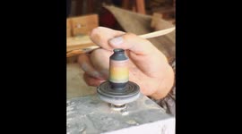 Rainbow Mini Pottery Vase