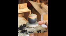 Black Porcelain With Rainbow Drips Narrow Neck Mini Pottery Vase Cool and Fun Activity