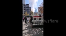 Chile: Explosion And Fire Break Out Near Tobalaba Metro Station In Santiago