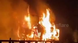 Thailand bus fire kills five passengers and injures 12 others