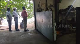 Rescue of Rat Snake in a Private Company, Sipcot, South India