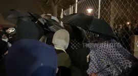 Police make heavy use of chemical irritants in Brooklyn Center, Minnesota after protesters refuse to step away from their fence.