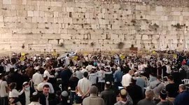 Israel Celebrates Independence Day, Crowds Dance At Western Wall In Jerusalem