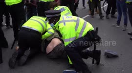 London 'Kill the Bill' rally: Police clash with protesters at Parliament Square