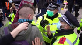 London 'Kill the Bill' rally: Police clash with protesters at Parliament Square