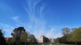 Amazing Cloud View Of The Sky After Prince Philips Funeral