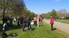 Canons Fire In Tribute To Prince Philip
