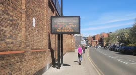 Sign Tells People To Stay Away From Prince  Philips Funeral