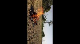 FIRE BURNT ALL THE TRASH AN ONLY ASH LEFT BEHIND!