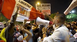 Peruvian protesters call for the presidential vote to be annulled
