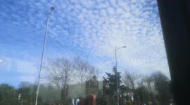 Amazing And Beautiful Cloud Formation Over Wanstead In East London